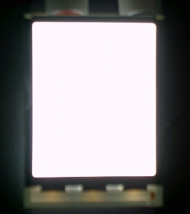 백색LED를 Side view로 장착한 휴대폰 LCD