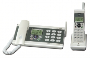 와이드 형태의 유무선 전화기 VT-9800.