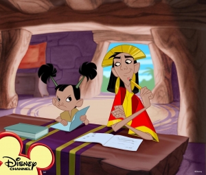악동황제 쿠스코는 디즈니의 2000년도 개봉작인 를 TV 애니메이션 시리즈로 제작한 것이다