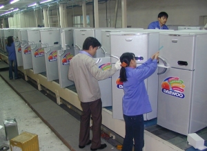 대우일렉 베트남 냉장고 생산라인 1