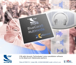 CSR plc 블루코어5-멀티미디어(BlueCore5-Multimedia) 칩셋 제품을 포