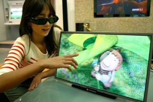 LG디스플레이가 세계최초로 출시한  Full HD 해상도 모니터용 23인치 3D LCD (