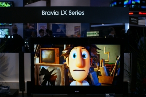 CES2010에서 선보인 소니 3D 브라비아 LX 시리즈