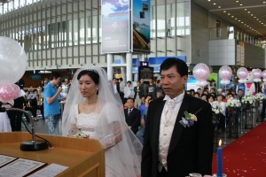 코레일, 27일 서울역에서 다문화 부부 결혼식 열려