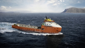 STX유럽이 노르웨이 선사 솔스타드(Solstad)社로부터 수주한 LNG 추진 해양작업지원