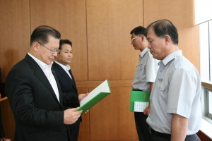 허준영 코레일 사장 13일, 열차사고 예방한 기관사 표창장 수여