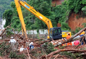 현대重, 브라질 홍수 구호 장비 지원
