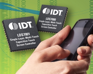 IDT, 업계 최초의 싱글 레이어 멀티터치 정전용량 터치 스크린 컨트롤러 출시