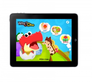 KTH가 출시한 아이패드용 키즈 앱 ‘Why? kids 공룡’은 흥미진진한 영상 스토리와 