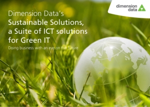 Dimension Data Sustainability Solution, a Suite of