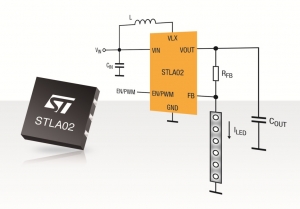 STMicroelectronics’ Backlight Driver for High-Tech Handhelds Saves Power, Time and Money