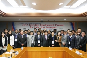 2012 인도 우정관리자 역량과정 입교식 사진