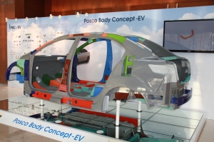 포스코가 전기자동차용 철강차체(PBC-EV, POSCO Body Concept-Electr