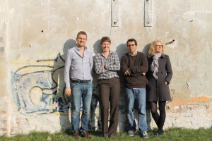 BMW 구겐하임 랩 베를린 팀 멤버 – 왼쪽부터 카를로 래티 교수, 코린 로즈,  호세 고
