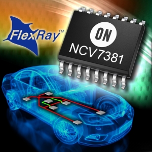 온세미컨덕터 (www.onsemi.com)가 최근에 채택된 FlexRay 통신 프로토콜로 