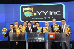YY Inc. [YY] rings The NASDAQ Stock Market Opening