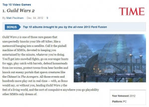 길드워2, 타임(TIME) 선정 ‘올해 최고의 게임’