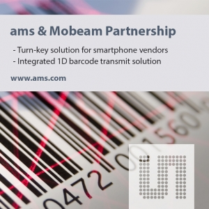 ams(www.ams.com)와 모빔(www.mobeam.com)은 전략적 파트너십을 구축