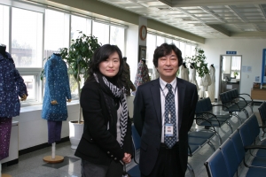 장수정 교수(왼쪽)와 김기엽 직업훈련교사.