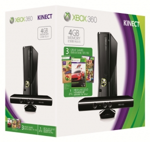 한국마이크로소프트 Xbox 360 4GB 키넥트 패밀리 패키지