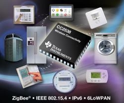 TI는 지그비(ZigBee)® 무선 커넥티비티 지원 스마트 에너지 인프라, 홈 자동화 및 