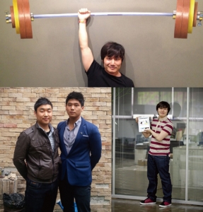 위에서부터 시계방향으로 손철(톡탭), 김홍서(디오스팅), 박광윤(나로), 홍승원(나로)