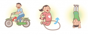 자전거, 줄넘기 등을 활용한 거꾸로 운동법.
