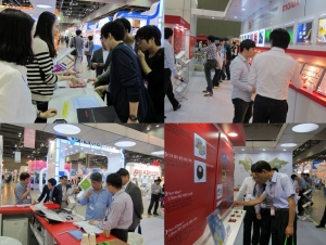 2013 한국전자전(KES 2013)에 한국몰렉스가 참가해 커넥터 제품과 LED 어레이 홀