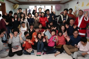 한국후지제록스가 크리스마스를 앞둔 지난 21일 경기도 고양시 소재 지적 장애아 생활 공동체