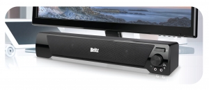 브리츠는 실용성 높인 PC 스피커 BA-R9 SoundBar를 출시했다.