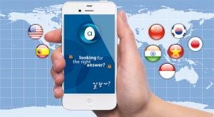 지식형 메신저 알랑가가 한국어를 포함한 총 8개국어로 서비스된다.