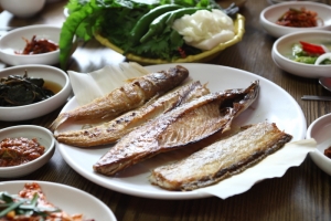 함양 상림공원에 위치한 생선구이 전문점 금농, 건강이 가득한 먹거리 밥상