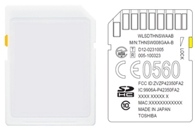 도시바, 비즈니스제품 개발자 위해 무선 LAN통신 내장형 SDHC 메모리카드 출시