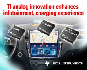 TI는 차량 내 인포테인먼트의 성능과 사용자의 운전 기능을 향상시킬 수 있도록 고성능 전원