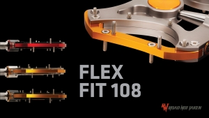 세계 최초로 개발된 유동성 페달 FLEX FIT 108