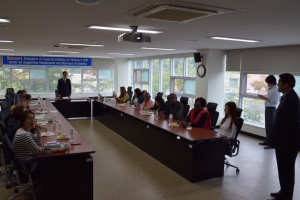 한국폴리텍대학 섬유패션캠퍼스에 7개국에서 온 KOICA 여성인적자원개발 연수단이 방문했다.
