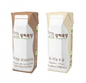 매일유업 상하목장 유기농 인증 코코아 우유 ∙ 무균팩 유기농 우유