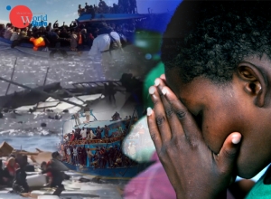 월드쉐어가 난민의 무덤으로 불리는 지중해에서 난민 피해 상황을 최소화하기 위해 구호활동을 