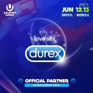 듀렉스가 울트라 뮤직 페스티벌 2015 공식 파트너로 참여한다