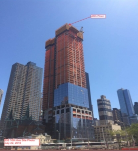 미국 뉴욕 맨해튼 중심가에 최고급 아파트를 건설 중인 엑스텔(Extell)이 투자이민 상품