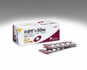대웅제약과 한국아스텔라스제약이 공동 판매하고 있는 SGLT-2 억제 당뇨병치료제 슈글렛에 