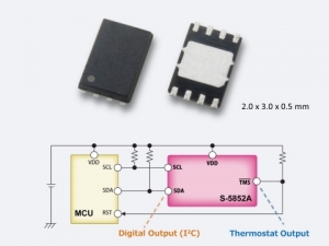 세이코 인스트루먼츠(SII), 온도 조절 기능이 있고 정확도 높은 디지털 온도 센서 IC 