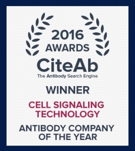 시그널링 테크놀로지가 ‘2016 CiteAb 어워드’(CiteAb Award)에서 ‘올해의