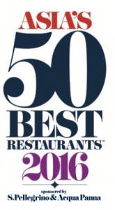 산펠레그리노와 아쿠아파나가 후원하는 2016 아시아 베스트 레스토랑 50