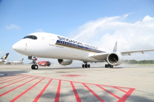 싱가포르항공이 오는 5월 9일 싱가포르~암스테르담 노선을 시작으로 A350-900 항공기를