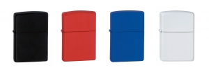 지포 매트 라이터 (검정색, 빨강색, 파랑색, 흰색)
