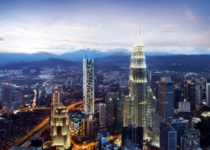 말레이시아의 수도 쿠알라룸프르에 건설되고 있는 주상 복합빌딩인 스타 레지던스의 투자 설명회