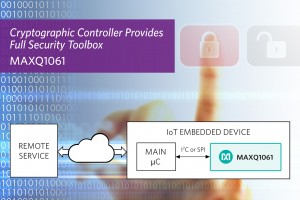 맥심 인터그레이티드 코리아가 커넥티드 기기의 턴키 보안을 구현하는 딥커버 암호화 컨트롤러 
