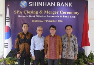 신한은행은 신한인도네시아은행과 CNB은행에 대한 법적 합병을 완료하고 통합은행으로 인도네시