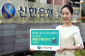 신한은행은 2017년 중위험, 중수익 전략상품군인 중용펀드 시즌2를 선정해 보인다
